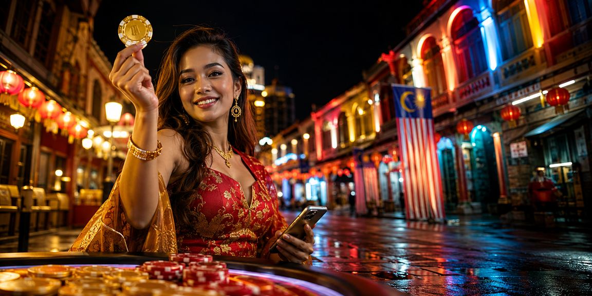 Suasana hiburan dan permainan dalam talian di Melaka dengan pengguna Malaysia