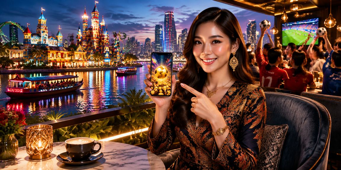 Pengguna Malaysia mendaftar dan mengakses bonus platform E-Sukan dengan corak batik